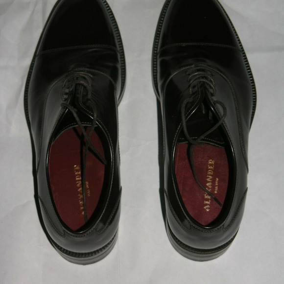 Alexander Dal 1910 Brown Shell Cordovan Leather Oxford Dress Shoe 7D